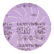 3M 775L Xtract Hookit Clean Sanding Cubitron II Film Disc, 150+, Purple, 5 in, Die 500LG (7100064175) (250 Pack)