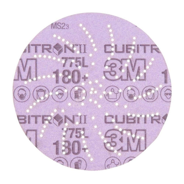 3M 7100064177 Xtract Cubitron II Film Disc 775L 180+ 5 in Die 500LG (50 Pack)