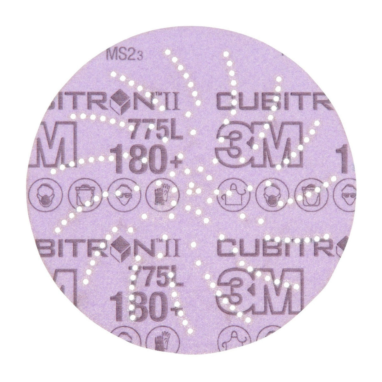 3M 775L Xtract Cubitron II Film Disc 180+ 5 in Die 500LG (7100064177) (50 Pack)