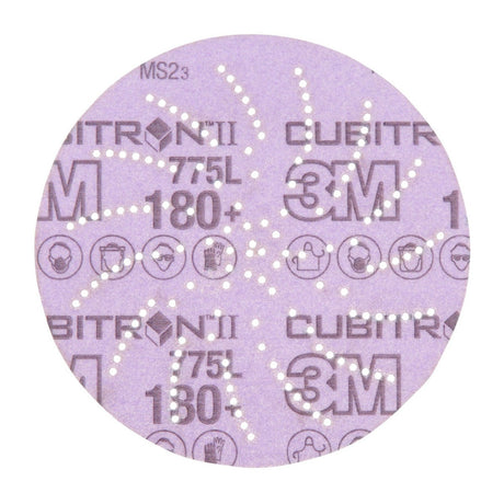 3M 775L Xtract Cubitron II Film Disc 180+ 5 in Die 500LG (7100064177) (50 Pack)