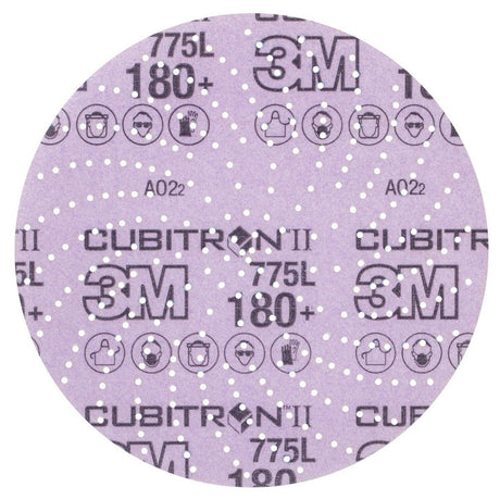 3M 775L Xtract Cubitron II Hookit Clean Sanding Film Disc , 180+ Grit, 6 Inch, Hook and Loop Discs for Paint Prep, Removal, Sanding, Refining, Blending, Featheredge (7100064178) (50 Pack)