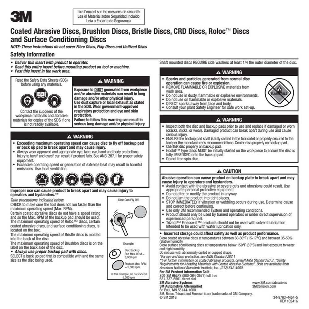 3M 7100064178 Xtract Cubitron II Hookit Clean Sanding Film Disc 775L, 180+ Grit, 6 Inch, Hook and Loop Discs for Paint Prep, Removal, Sanding, Refining, Blending, Featheredge (50 Pack) - 8