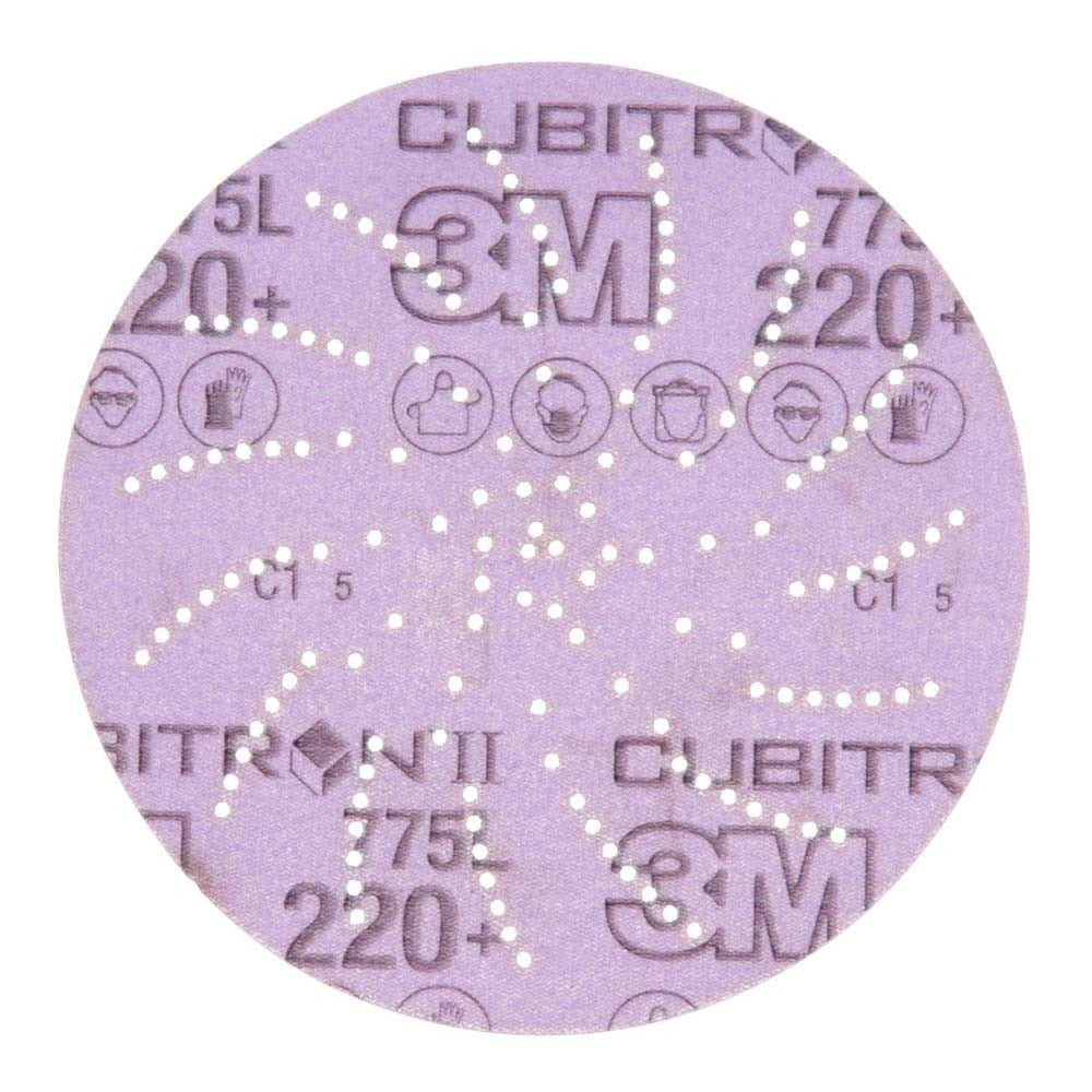 3M 7100064270 Xtract Cubitron II Film Disc 775L 220+ 5 in Die 500LG (50 Pack)