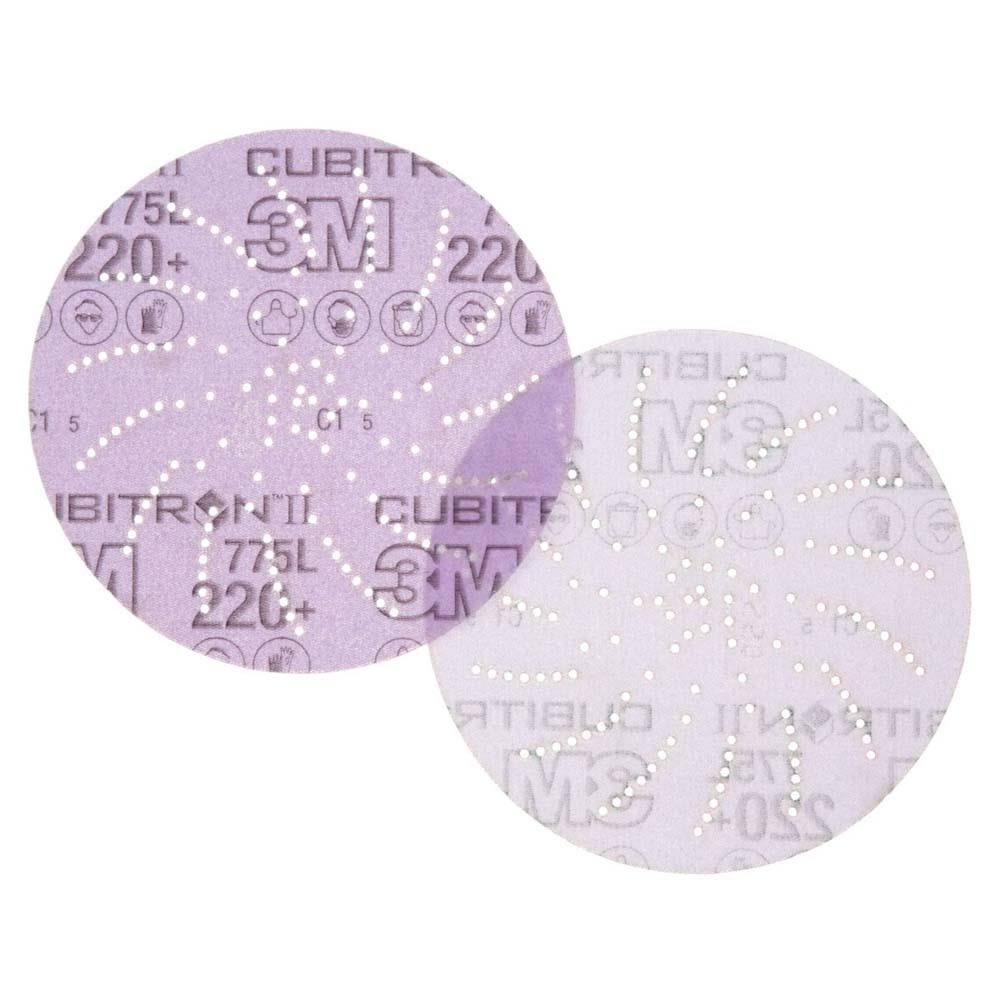 3M 7100064270 Xtract Cubitron II Film Disc 775L 220+ 5 in Die 500LG (50 Pack) - 3