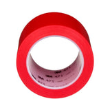 3M 7100064525 Vinyl Tape 471 Red for Floor Marking, Paint Masking, Color Coding (1 Roll, 3 in x 36 yd) - 4