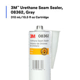 3M 08362 Urethane Seam Sealer, Gray, High Solids, Permanently Flexible, 310 mL/10.5 fl oz Cartridge (7100066294) (12 Pack) - 2