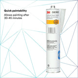 3M 08362 Urethane Seam Sealer, Gray, High Solids, Permanently Flexible, 310 mL/10.5 fl oz Cartridge (7100066294) (12 Pack) - 4