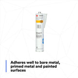 3M 08362 Urethane Seam Sealer, Gray, High Solids, Permanently Flexible, 310 mL/10.5 fl oz Cartridge (7100066294) (12 Pack) - 7