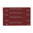 3M 7447 Scotch-Brite General Purpose Hand Pad, Very Fine, Aluminum Oxide, Maroon, 6 in x 9 in, Surface Preparation, Scuffing, Blending, Cleaning (7100066382) (4000 Pack)