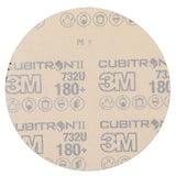 3M 732U Cubitron II Hookit Paper Disc, 150+ C-weight, 5 in x NH, Die 500X (7100066674) (250 Pack) - 2