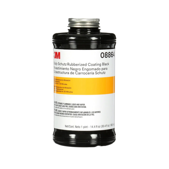 3M 08864 Body Schutz Rubberized Coating Black (7100070546) (6 Pack)