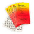 3M SPB-15-AS1 ScotchCode Pre-Printed Wire Marker Book , black print on a white background highlights the characters (7100072619) (5 Pack)