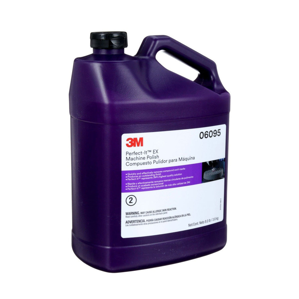 3M Perfect-It EX Machine Polish, Black, Liquid, 1 gal (06095) (7100075861) (4 Pack) - 2