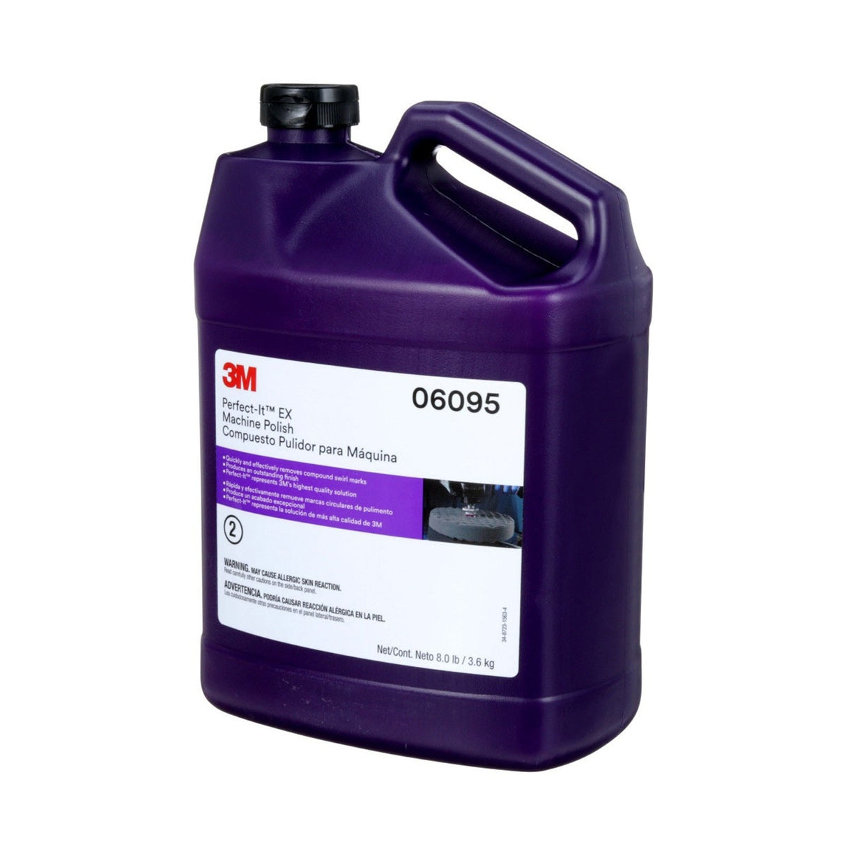 3M Perfect-It EX Machine Polish, Black, Liquid, 1 gal (06095) (7100075861) (4 Pack) - 3