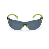 3M S1202SGAF Solus 1000 Series Safety Glasses, Scotchgard Anti-Fog, Gray Lens, Green/Black Frame, ANSI Z87.1, UV Protection (7100079180) (20 Pack)