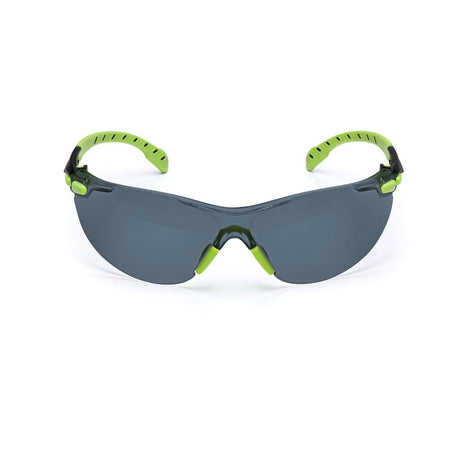 3M S1202SGAF Solus 1000 Series Safety Glasses, Scotchgard Anti-Fog, Gray Lens, Green/Black Frame, ANSI Z87.1, UV Protection (7100079180) (20 Pack)