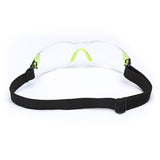 3M S1201SGAF-KT Solus Safety Glasses 1000 Series Scotchgard Anti-Fog, Clear Lens, Green/Black Frame, Removable Foam Gasket and Strap, ANSI Z87 (7100079182) (20 Pack) - 6