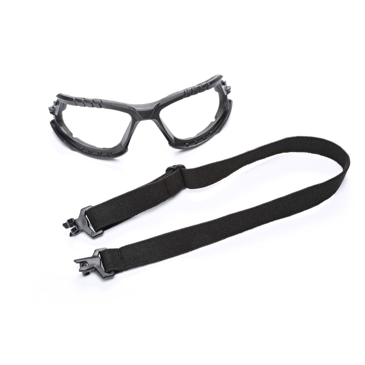 3M S1201SGAF-KT Solus Safety Glasses 1000 Series Scotchgard Anti-Fog, Clear Lens, Green/Black Frame, Removable Foam Gasket and Strap, ANSI Z87 (7100079182) (20 Pack) - 8