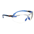 3M S1101SGAF Solus Safety Glasses, 1000 Series, Clear Lens, Blue/Black Frame, ANSI Z87 Impact Rated, Scotchgard Anti-Fog (7100079183) (20 Pack)