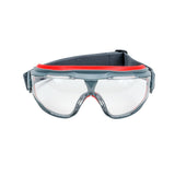 3M GG501SGAF GoggleGear 500 Series Safety Goggles, Clear Lens, Anti-Fog, Indirect Ventilation, Adjustable Cloth Strap, D3/D4 Rated ANSI Z87.1-2015 (7100079187) (1 Pair) (10 Pack) - 2