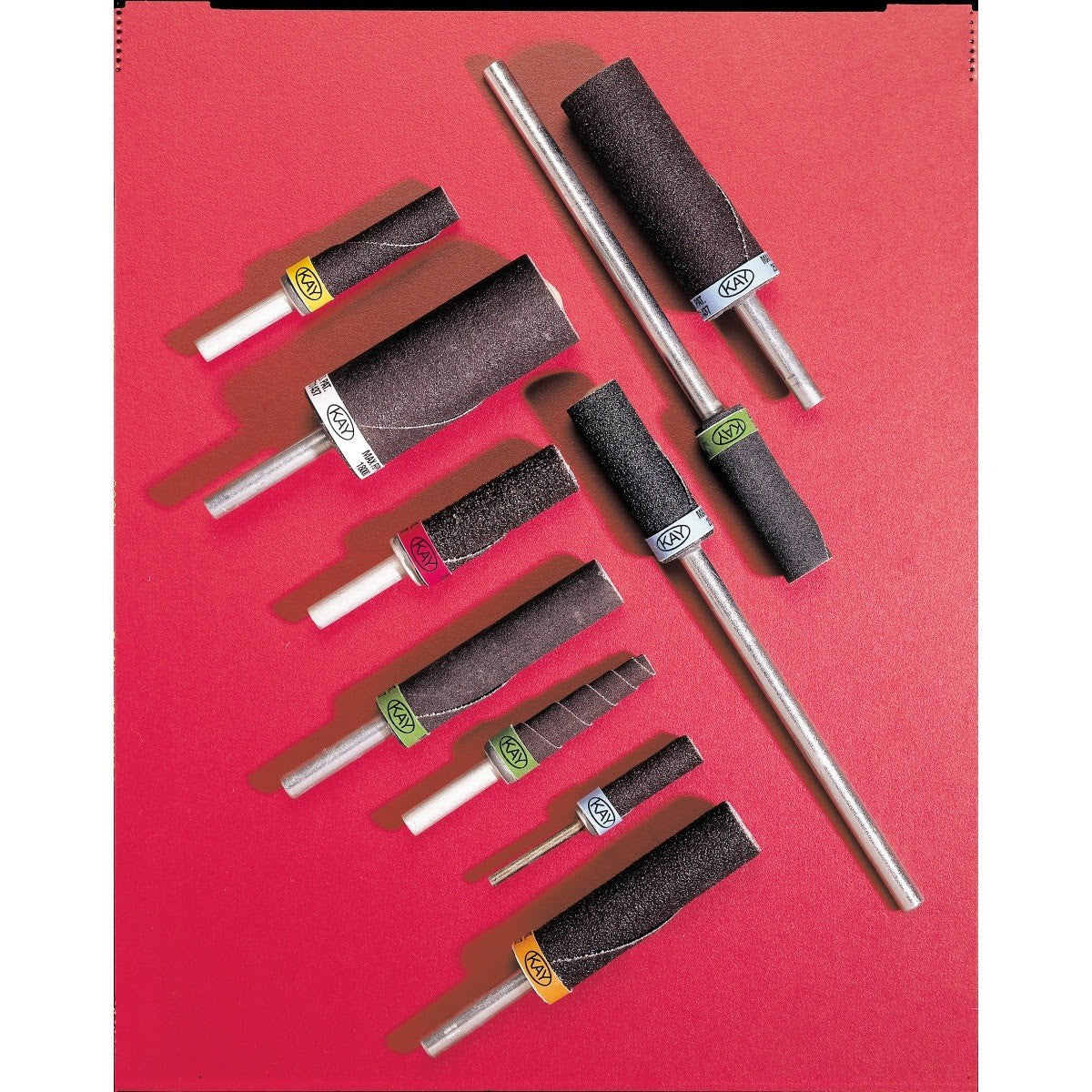 3M 711599 Standard Abrasives Aluminum Oxide Cartridge Roll, CR-ST, 80, 1/4 in x 1 in x 1/8 in, Straight (7100080016) (100 Pack)