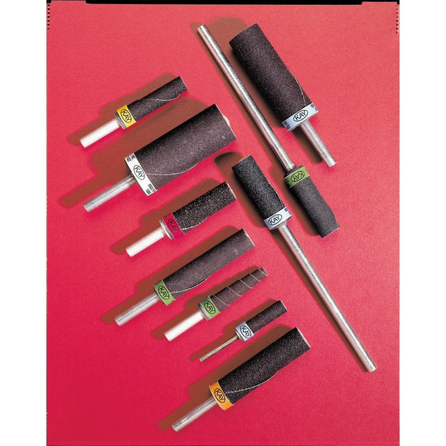 3M 711599 Standard Abrasives Aluminum Oxide Cartridge Roll, CR-ST, 80, 1/4 in x 1 in x 1/8 in, Straight (7100080016) (100 Pack)
