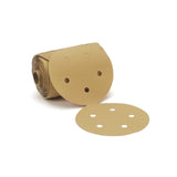 3M 216U Cubitron II Stikit Gold Paper Disc Roll, PSA, P220, 5 in, 5 Hole, 175 Discs per Roll (7100080109) (6 Pack) - 2