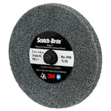 3M DP-UR Scotch-Brite Roloc Deburr & Finish PRO Unitized Wheel, 6C Medium+, TR, 3 in x 1/4 in (7100081365) (40 Pack) - 3