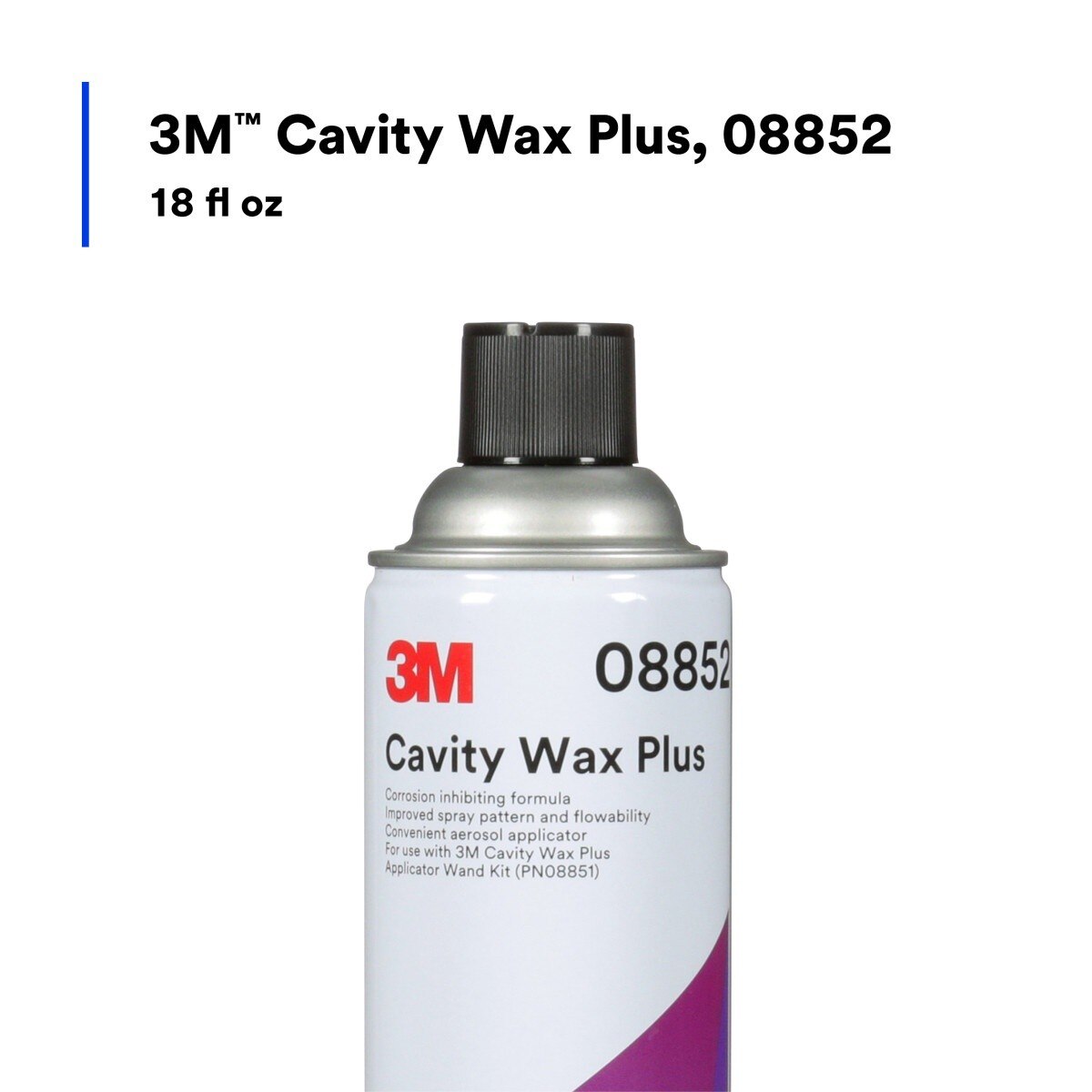 3M 08852 Cavity Wax Plus Aerosol, 18 fl oz, Self-Healing Corrosion Protection (7100081897) (4 Pack) - 6