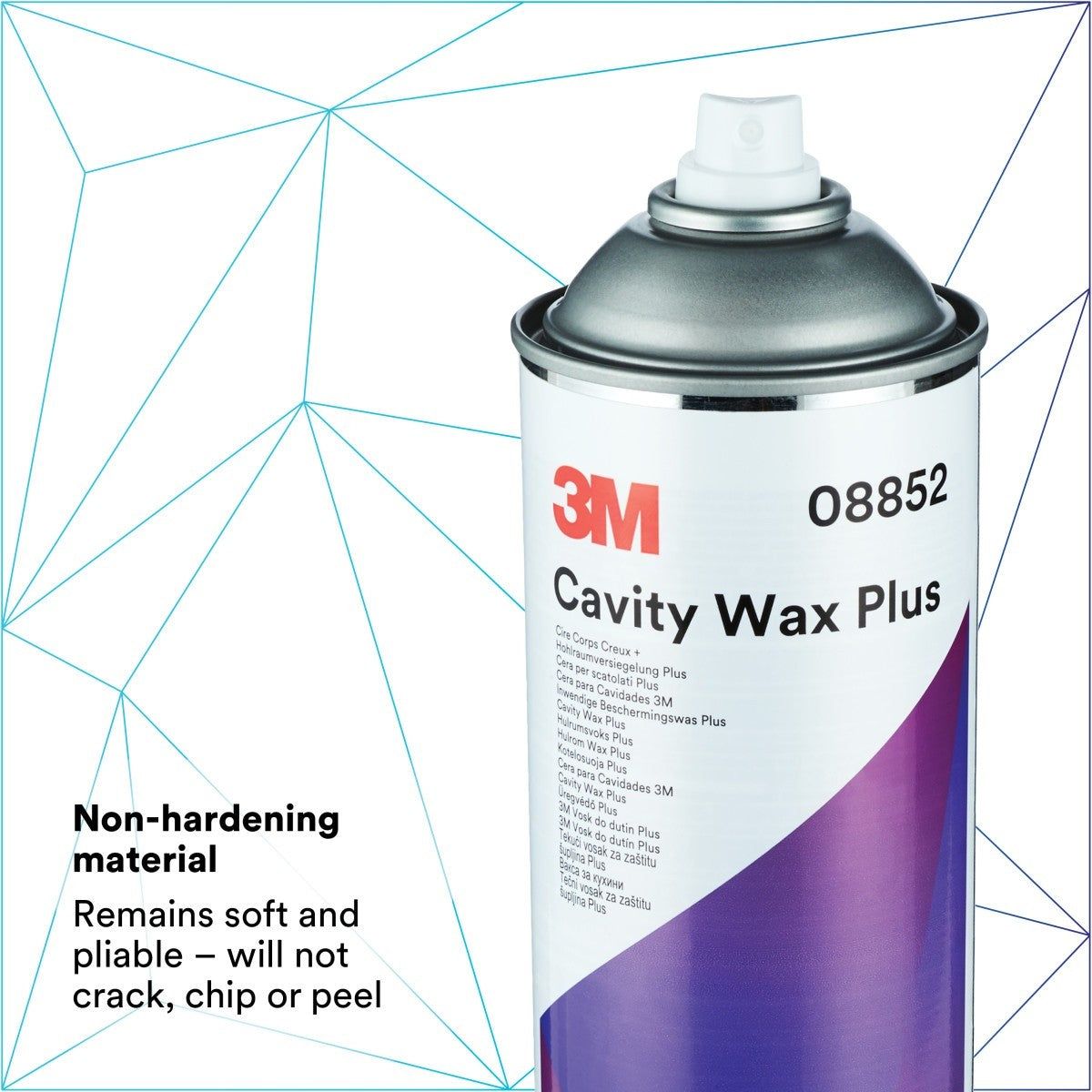 3M 08852 Cavity Wax Plus Aerosol, 18 fl oz, Self-Healing Corrosion Protection (7100081897) (4 Pack) - 8