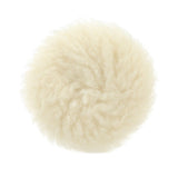 3M 28864 Hookit Knit II Low Lint Wool Buffing Pad, White, 7 in, 1/2 in Pile Height (7100081911) (10 Pack)