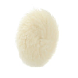3M 28864 Hookit Knit II Low Lint Wool Buffing Pad, White, 7 in, 1/2 in Pile Height (7100081911) (10 Pack) - 3