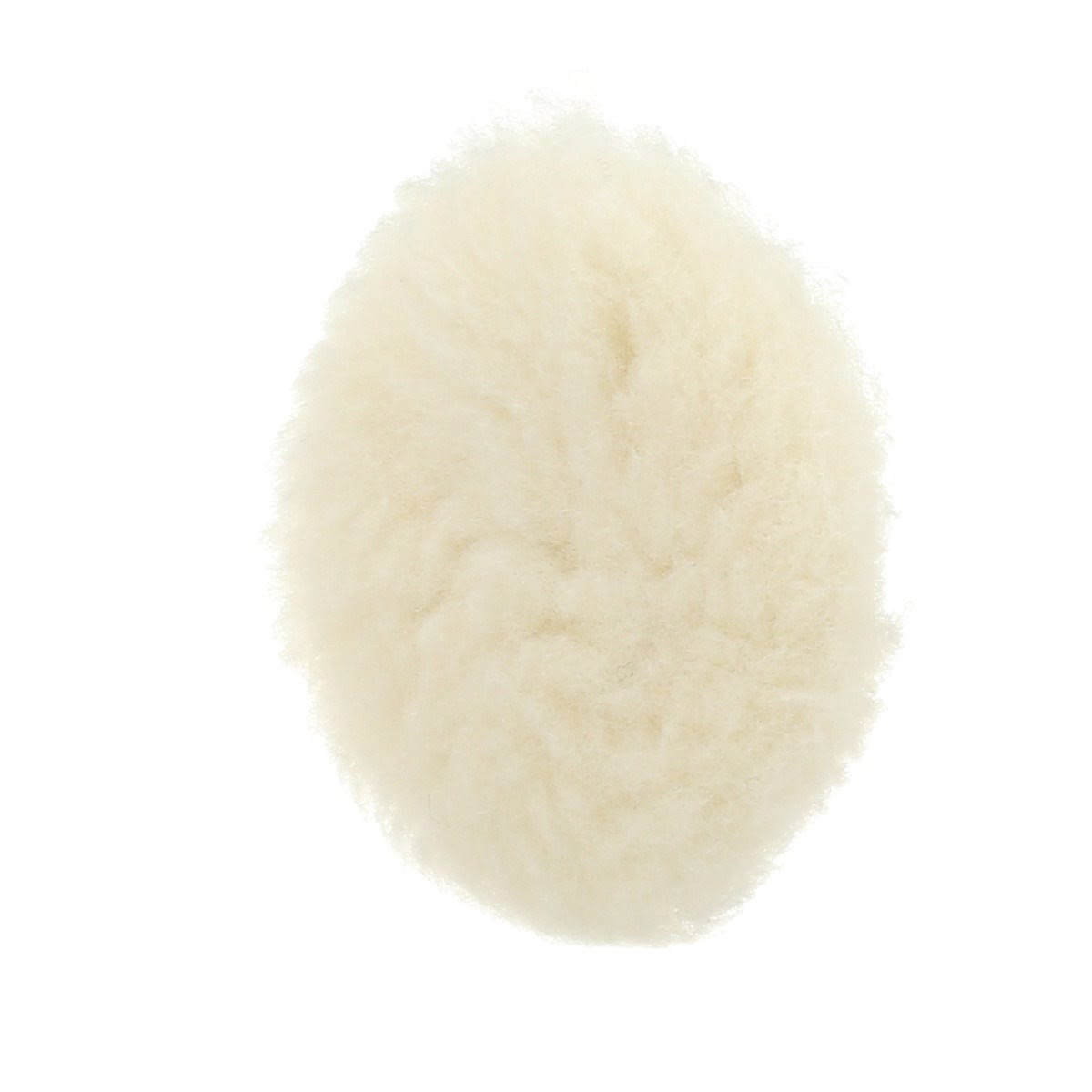 3M 28864 Hookit Knit II Low Lint Wool Buffing Pad, White, 7 in, 1/2 in Pile Height (7100081911) (10 Pack) - 4