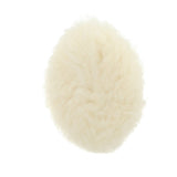 3M 28864 Hookit Knit II Low Lint Wool Buffing Pad, White, 7 in, 1/2 in Pile Height (7100081911) (10 Pack) - 4