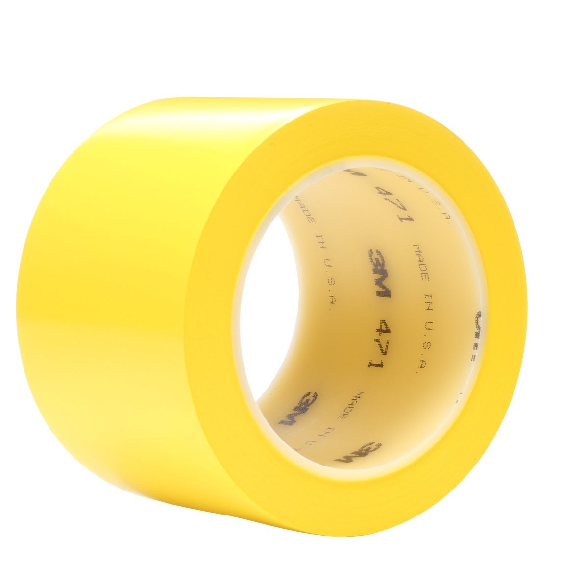 3M 471 Vinyl Tape, Yellow, 3 in x 36 yd Floor Marking Tape Paint Alternative (471 IW) (7100081928) (12 Pack) - 3