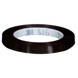 3M 616 UPVC Tape, Ruby Red, 1/4 in x 72 yd, 2.4 mil (7100082544) (144 Pack) - 4