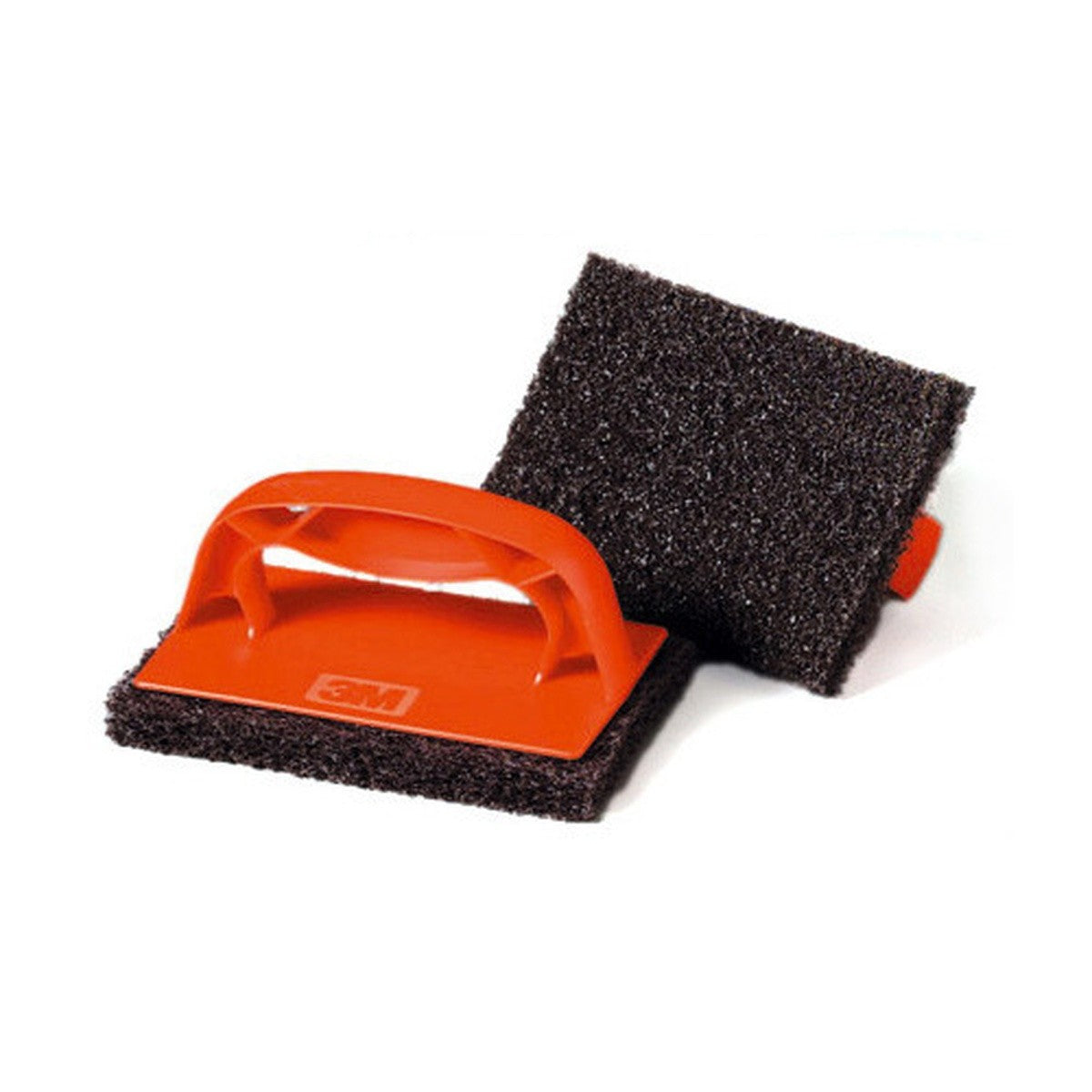 3M Scotch-Brite PROFESSIONAL Griddle Scrubber, Heavy Duty, 4 in x 6 in x 3 in, Red Brown (7100082545) (12 Pack)