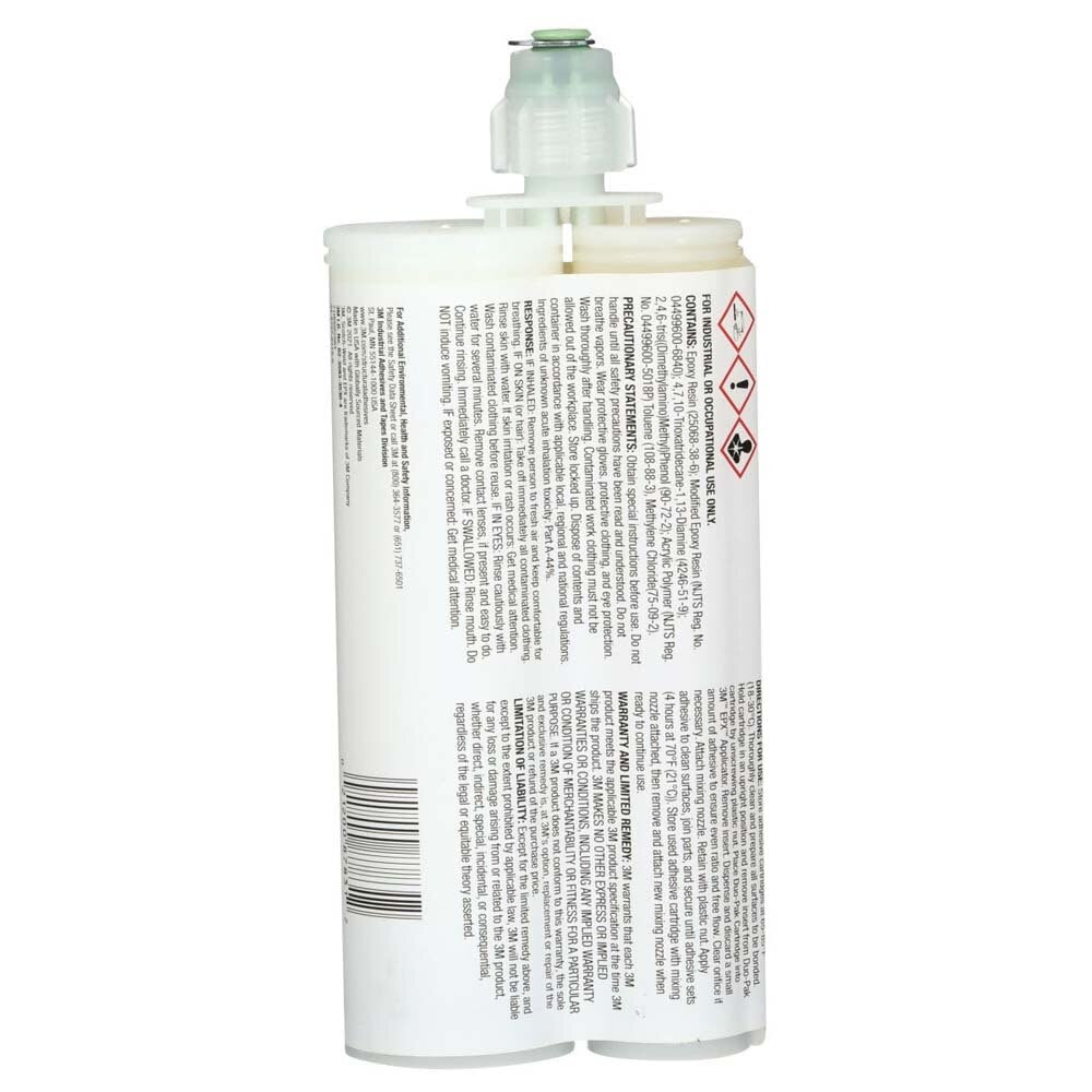 3M DP460 Scotch-Weld Epoxy Adhesive Off-White 400 mL Duo-Pak (7100082563) - 4