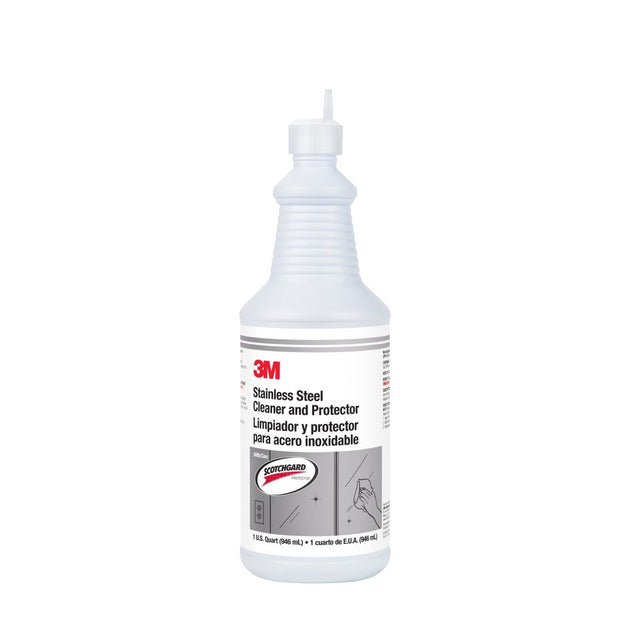 3M Scotchgard Stainless Steel Cleaner and Protector Ready to Use with Flip Top Cap 32 fl oz 1 qt (7100082687) (6 Pack)