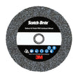 3M DP-UW Scotch-Brite Deburr & Finish PRO Unitized Wheel, 6C Medium+, 1 in x 1 in x 3/16 in (7100083512) (50 Pack)