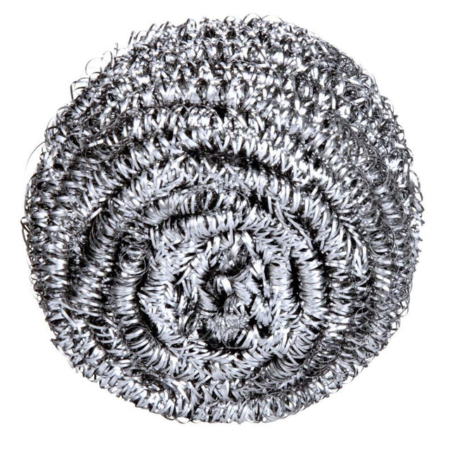 3M 84 Scotch-Brite Stainless Steel Scrubber , heavy-duty metal scrub ball for pots, pans and grills (7100083743)