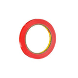 3M 690 Scotch Color Coding Tape, Red, 9 mm x 66 m (7100083892) (192 Pack)