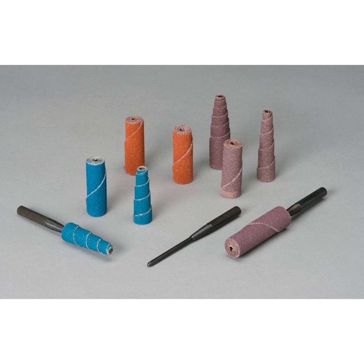 3M 708357 Aluminum Oxide Full Tapered Cartridge Roll, CR-FT, 80 Grit, Brown, 3/8 in x 1 in x 1/8 in (7100085868) (100 Pack)