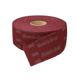 3M PO-RL Scotch-Brite 7447 PRO Very Fine Aluminum Oxide Abrasive Roll, 4 in x 30 ft (7100085903) (12 Pack)
