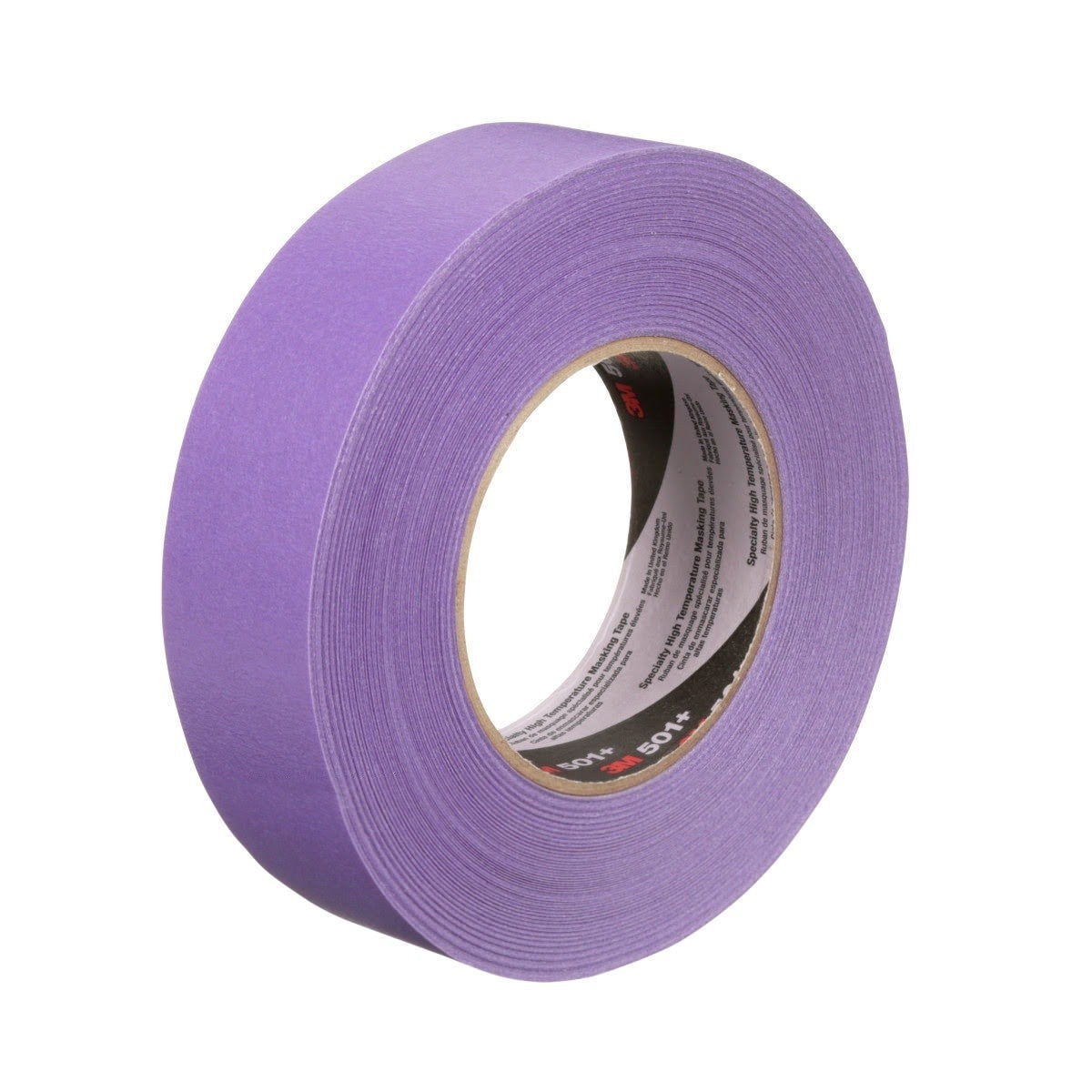 3M 501+ Specialty High Temperature Masking Tape, Purple, 36 mm x 55m, 6.0 mil (7100086190) (24 Pack)