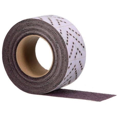 3M 737U Cubitron II Hookit Clean Sanding Abrasive Sheet Roll, Multi-Hole, 40+, Purple, 70 mm x 8 m (34440) (7100086671) (5 Pack)