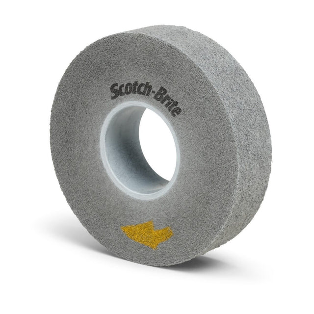 3M EP-WL Scotch-Brite EXL Pro Deburring Convolute Wheel, 10S Fine, Gray, 8 in x 2 in x 3 in (7100087819) (2 Pack)