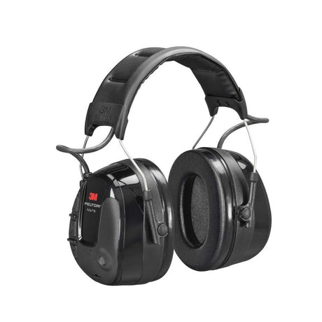 3M MT13H221A ProTac III Electronic Hearing Protector Headset with 3.5 mm External Audio Input and Environmental Listening, Headband, Black (7100088424) (10 Pack)