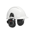3M MT13H220P3E PELTOR ProTac III Slim Hard Hat Mounted Electronic Hearing Protector with 3.5mm Input Black (7100088455)
