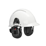 3M MT13H220P3E PELTOR ProTac III Slim Hard Hat Mounted Electronic Hearing Protector with 3.5mm Input Black (7100088455) (10 Pack)
